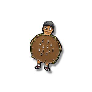 Bob's Burger's Gene Belcher in Burger Costume Brooch/Pin